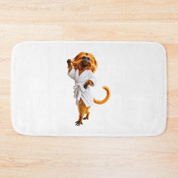 Item preview, Plush Bathrobe Golden Lion Tamarin designed and sold by Sillytoe.