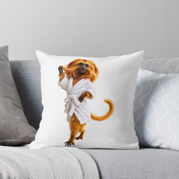 Item preview, Plush Bathrobe Golden Lion Tamarin designed and sold by Sillytoe.