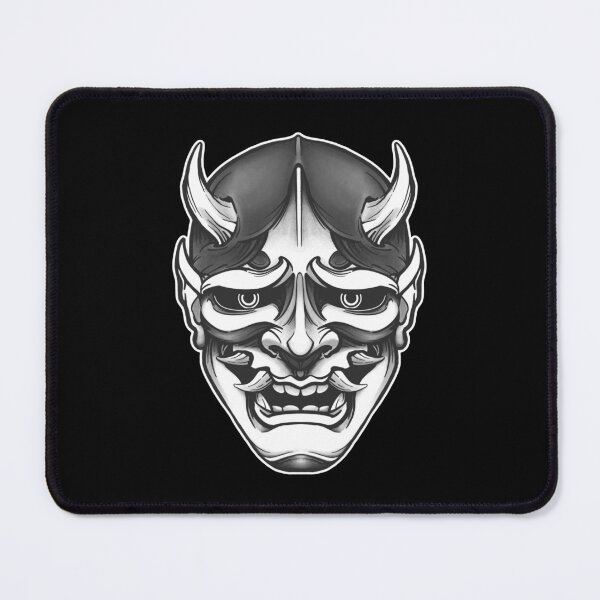 Item preview, Hannya Mask Tattoo Drawing designed and sold by amidst-no-whale.