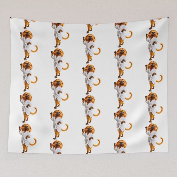 Item preview, Plush Bathrobe Golden Lion Tamarin designed and sold by Sillytoe.