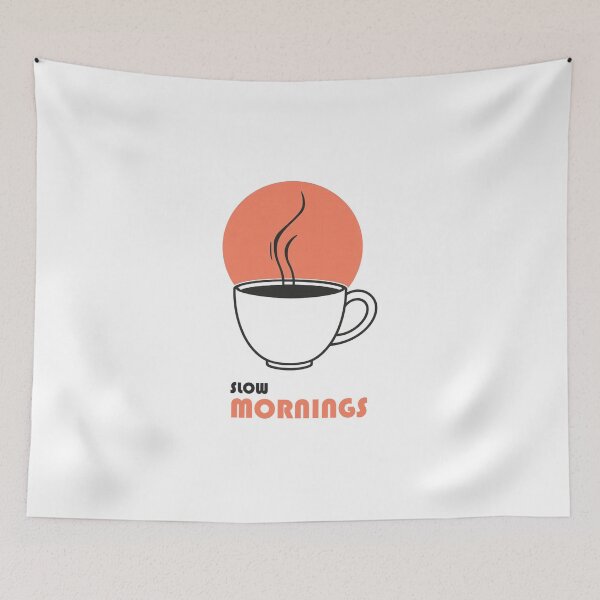 Item preview, Morning Ritual - Minimalist Coffee Cup & Rising Sun Line Art T-Shirt designed and sold by fowzi shokri.