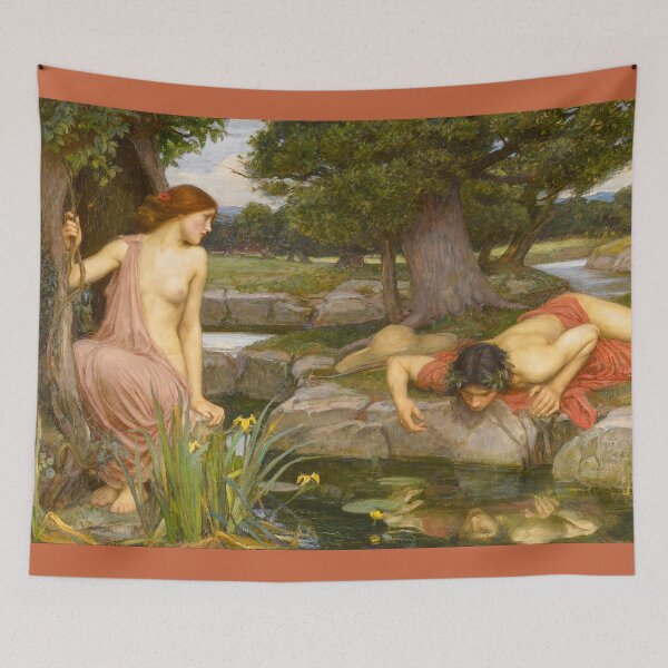 Item preview, Copy of Echo and Narcissus, John William Waterhouse, 1903 designed and sold by The Gaping Maw.