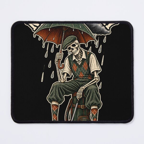 Item preview, No Golf Today – Funny Skeleton Golfer in the Rain designed and sold by Ajdaprint.
