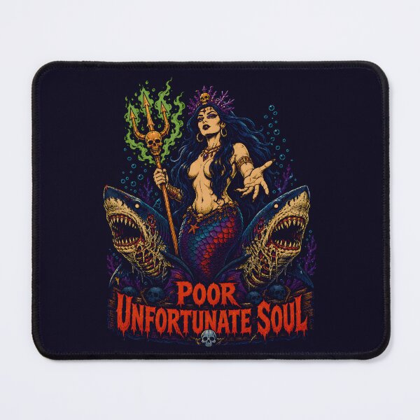 Item preview, Poor Unfortunate Soul Sea Witch and Sharks designed and sold by Victor Shadehorn.