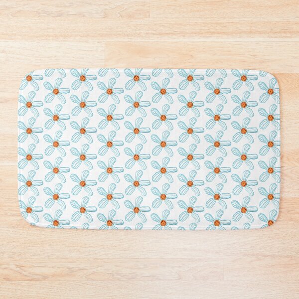 Item preview, Blue Watercolor Daisy Flower designed and sold by White Rabbit Design .