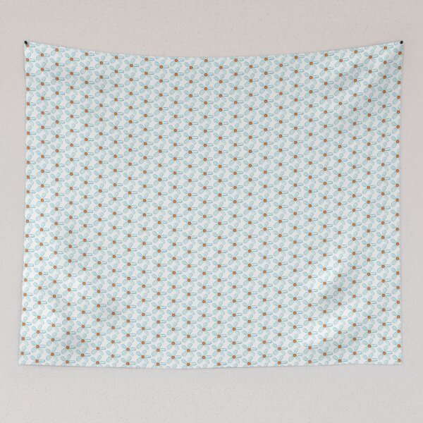 Item preview, Blue Watercolor Daisy Flower designed and sold by White Rabbit Design .