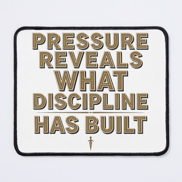 Item preview, Pressure Reveals What Discipline Built designed and sold by syotos-ai.
