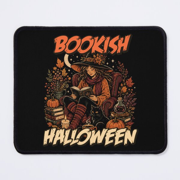 Item preview, Halloween Bookish Cozy Autumn Funny Ghosts Books Collection designed and sold by DarkRelicStudio.