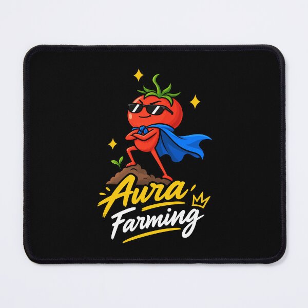 Item preview, Aura Farming Funny Tomato Superhero Meme Gamer Gen Z Humor designed and sold by RaulWeirdAndFun.