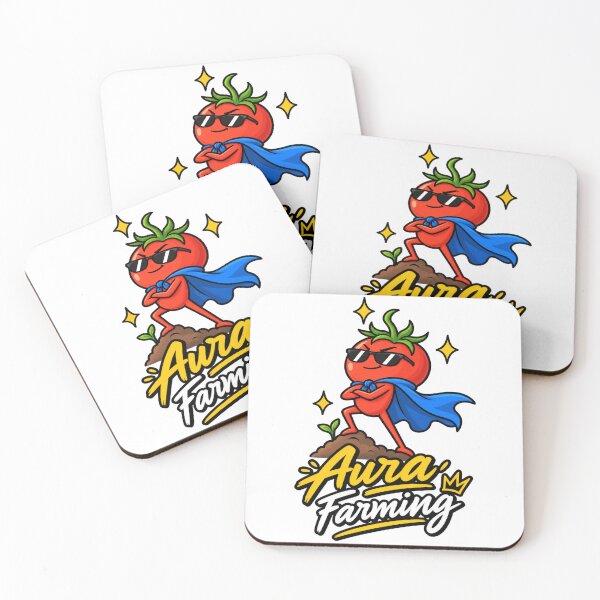 Item preview, Aura Farming Funny Tomato Superhero Meme Gamer Gen Z Humor designed and sold by RaulWeirdAndFun.