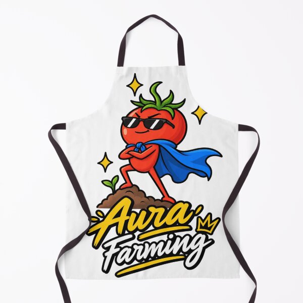Item preview, Aura Farming Funny Tomato Superhero Meme Gamer Gen Z Humor designed and sold by RaulWeirdAndFun.