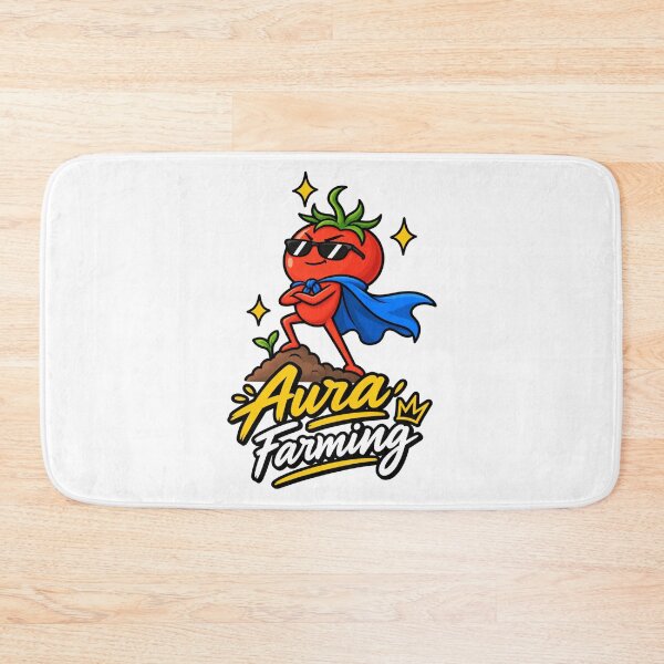 Item preview, Aura Farming Funny Tomato Superhero Meme Gamer Gen Z Humor designed and sold by RaulWeirdAndFun.