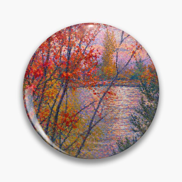 Item preview, Pond Through Spring Trees designed and sold by RiverDeeDesigns.