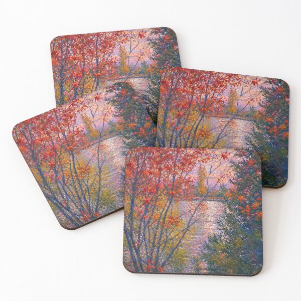 Item preview, Pond Through Spring Trees designed and sold by RiverDeeDesigns.