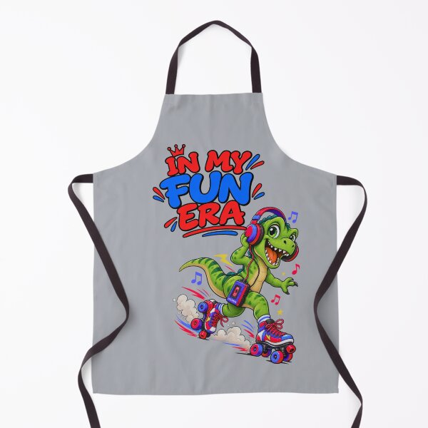 Item preview, In My Fun Era – Roller Skating Dinosaur with Headphones designed and sold by Aimetoi.