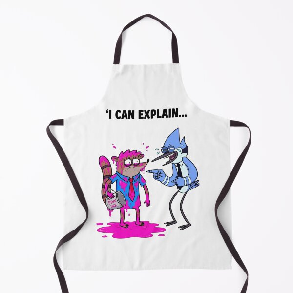 Item preview, I Can Explain Funny Raccoon Pink Ink Spill Blue Jay Laughing Office Prank Humor designed and sold by FreakToons.