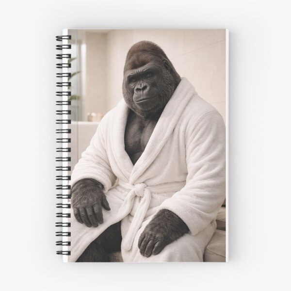 Item preview, Cozy Bathrobe Gorilla designed and sold by Sillytoe.