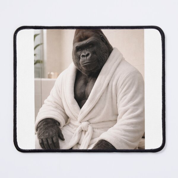 Item preview, Cozy Bathrobe Gorilla designed and sold by Sillytoe.