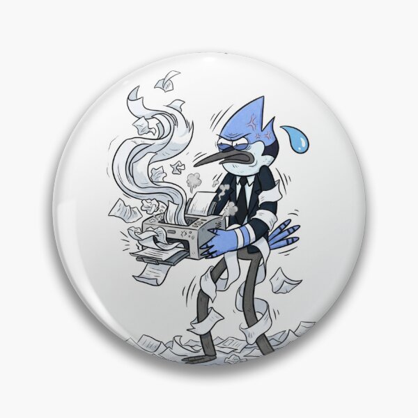 Item preview, Printer 1 Me 0 Frustrated Blue Jay Office Printer Jam Humor designed and sold by FreakToons.