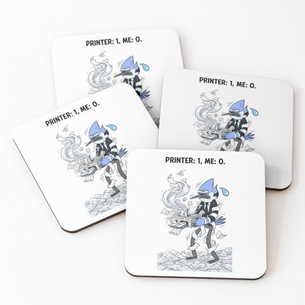 Item preview, Printer 1 Me 0 Frustrated Blue Jay Office Printer Jam Humor designed and sold by FreakToons.