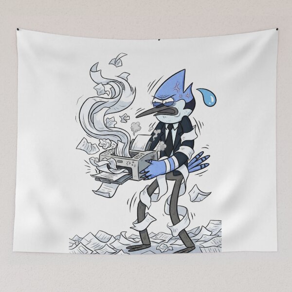 Item preview, Printer 1 Me 0 Frustrated Blue Jay Office Printer Jam Humor designed and sold by FreakToons.