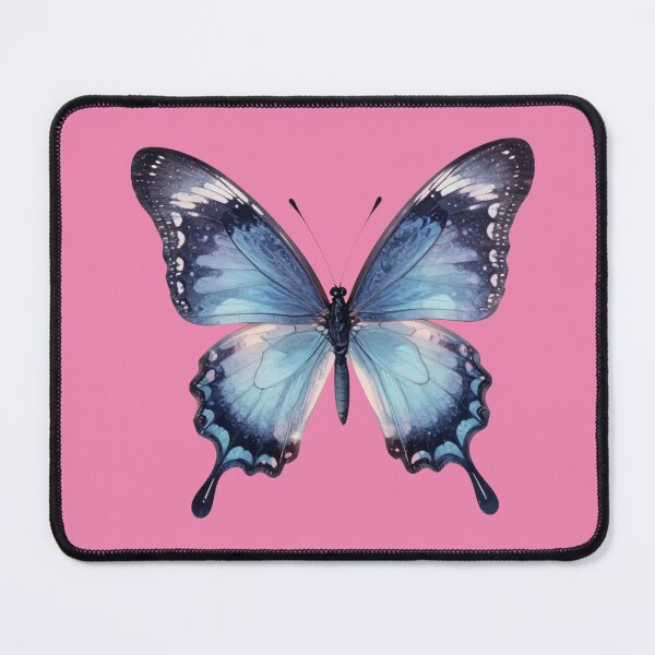 Item preview, Aesthetic Blue Morpho Butterfly Galaxy Cosmic Watercolor designed and sold by MariaPCMaria.