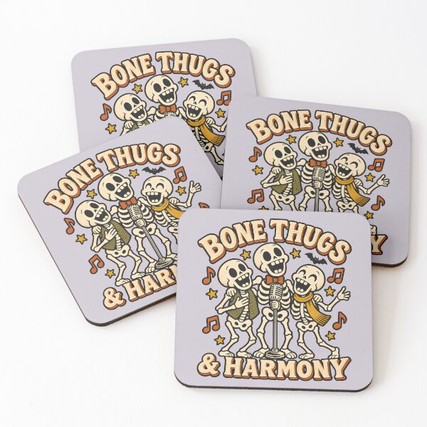 Item preview, Bone Thugs & Harmony Skeleton Singing Group designed and sold by  MAD's Recreation Studio.