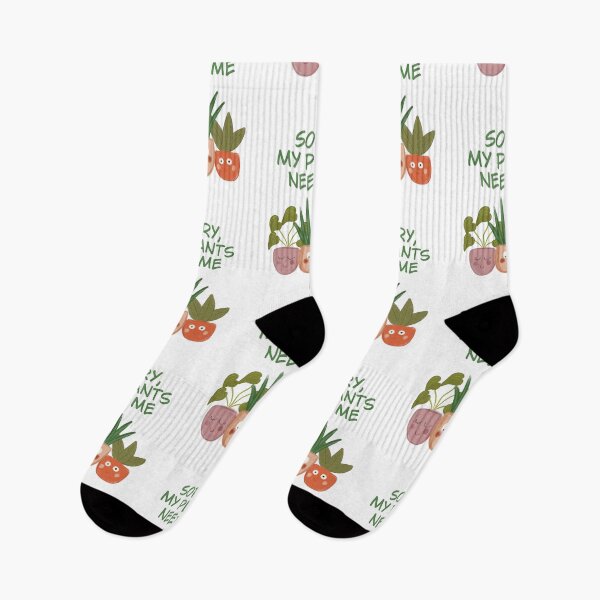 Item preview, Sorry, My Plants Need Me – Funny Plant Lover Design designed and sold by MadSnail-Design.