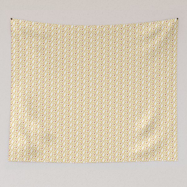 Item preview, Yellow Watercolor Folk Flower designed and sold by White Rabbit Design .