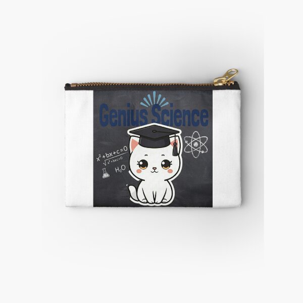 Item preview, Genius Science Cat – Cute Kawaii Smart Kitty Cartoon for Science Lovers designed and sold by PrintforDesign.