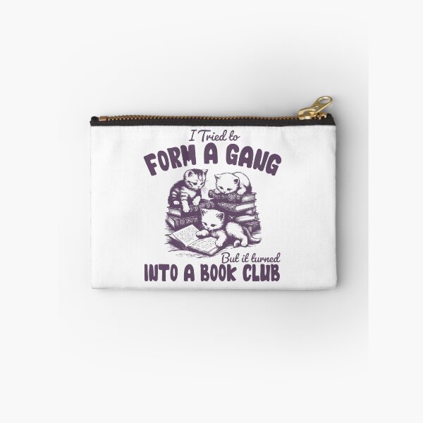 Item preview, Gang formed into a book club with cats designed and sold by TimesTwoAngela.