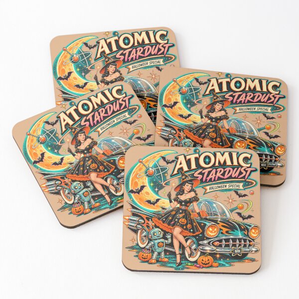 Item preview, Atomic Stardust Halloween Special Retro Vintage designed and sold by Normandy Road Heritage™ - Vintage Garage Art.