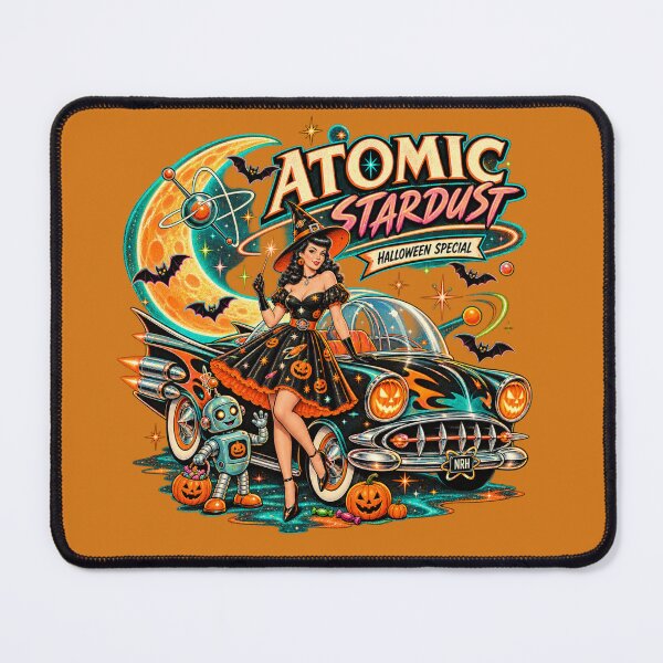 Item preview, Atomic Stardust Halloween Special Retro Vintage designed and sold by Normandy Road Heritage™ - Vintage Garage Art.