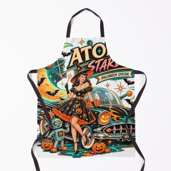 Item preview, Atomic Stardust Halloween Special Retro Vintage designed and sold by Normandy Road Heritage™ - Vintage Garage Art.