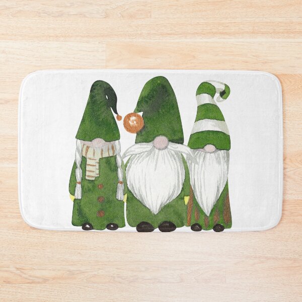 Item preview, Green christmas gnomes designed and sold by StuffNrandomtings.