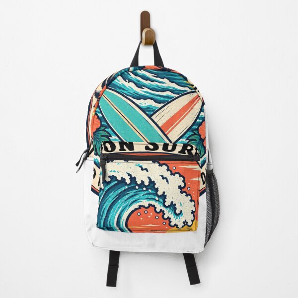 Item preview, Retro Ocean Wave and Surfboards designed and sold by urbinet.