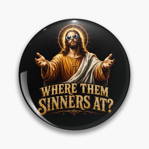 Item preview, Where Them Sinners At? Holy Swagger designed and sold by Victor Shadehorn.