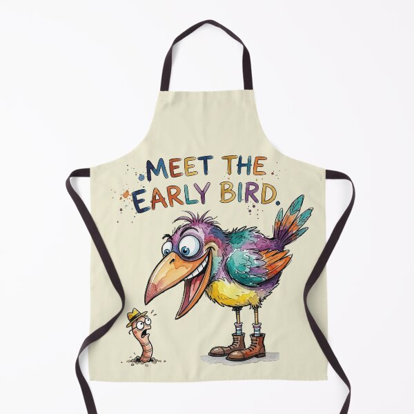 Item preview, Meet The Early Bird Catches The Worm Cartoon designed and sold by chriswo-design.