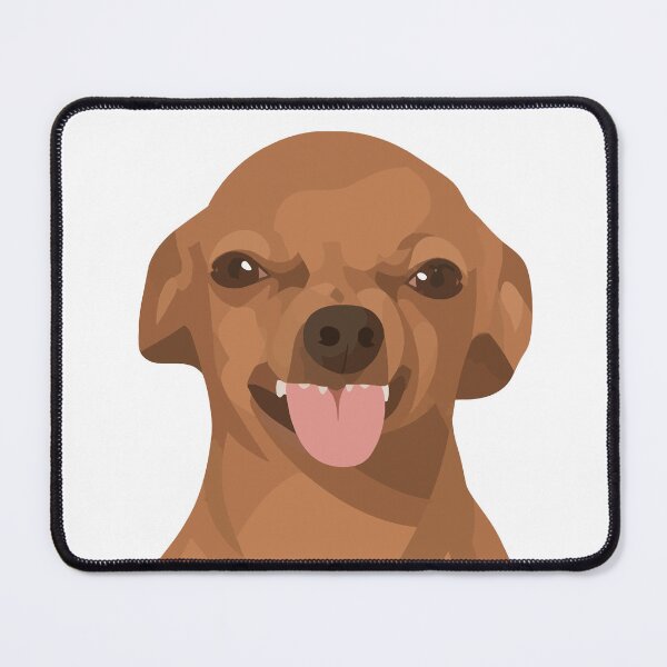 Item preview, Disgusted Angry Chihuahua Dog Meme Illustration designed and sold by PrintondemArt.