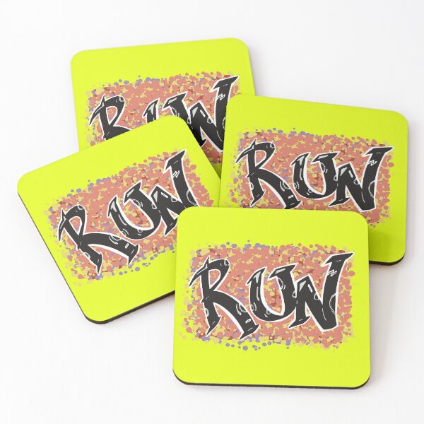 Item preview, RUN graffiti lettering designed and sold by SombreroDoodles.