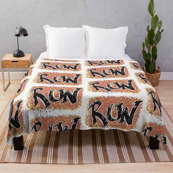 Item preview, RUN graffiti lettering designed and sold by SombreroDoodles.
