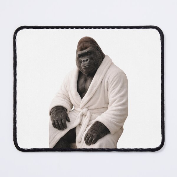 Item preview, Relaxing Bathrobe Gorilla designed and sold by Sillytoe.