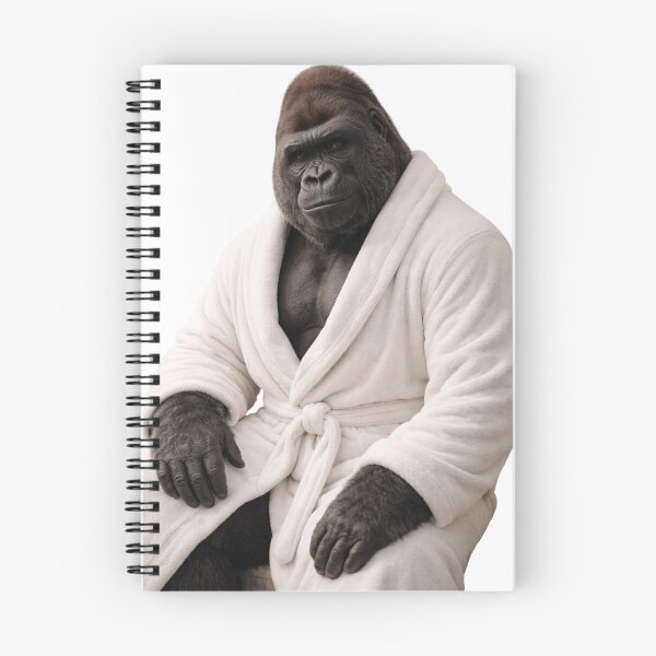 Item preview, Relaxing Bathrobe Gorilla designed and sold by Sillytoe.