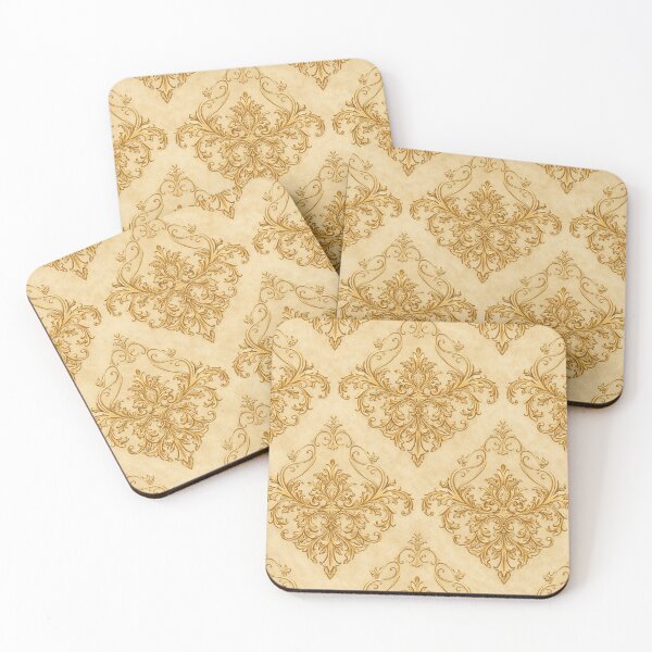 Item preview, Elegant Beige and Gold Classic Wallpaper Pattern designed and sold by hepopatterns.