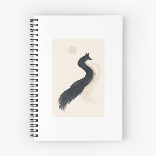 Item preview, Silent Path | Minimal Nordic Fox Illustration designed and sold by Norvian.