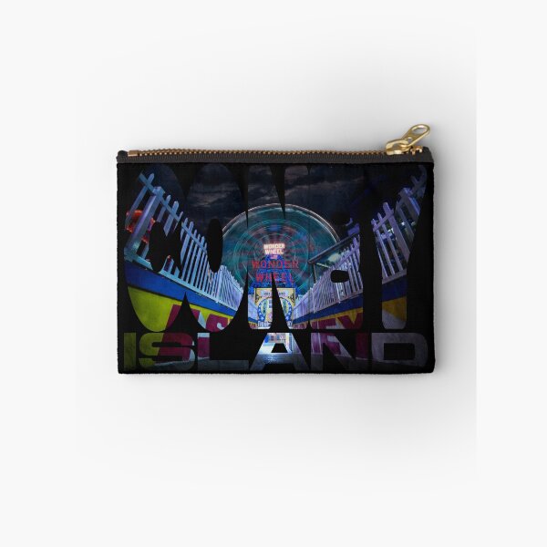 Item preview, Coney Island Wonder Wheel Night Photography - Brooklyn Typography Art designed and sold by Jensen Designed.