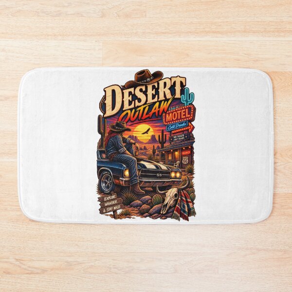 Item preview, Desert Outlaw – Western Route 66 Adventure designed and sold by CreativeMindsetLab.