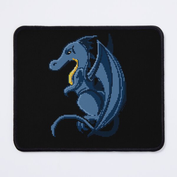 Item preview, Dragon in flight pixel art blue designed and sold by SulPixelart.