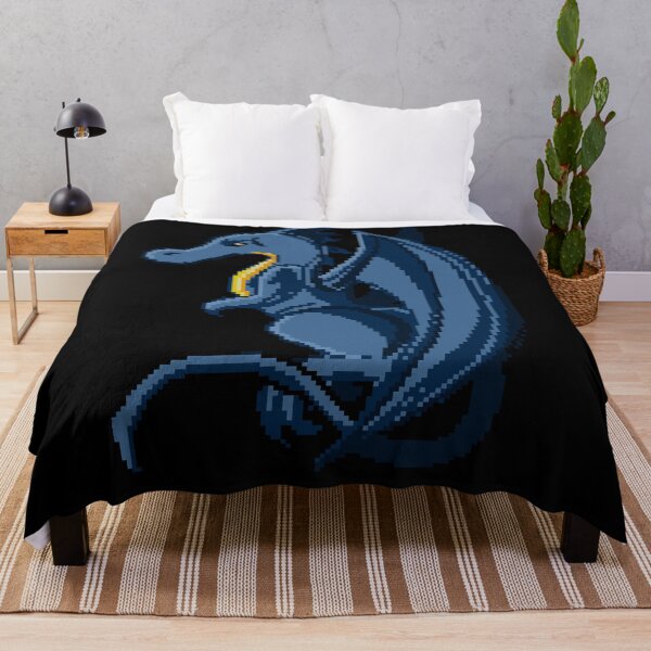 Item preview, Dragon in flight pixel art blue designed and sold by SulPixelart.