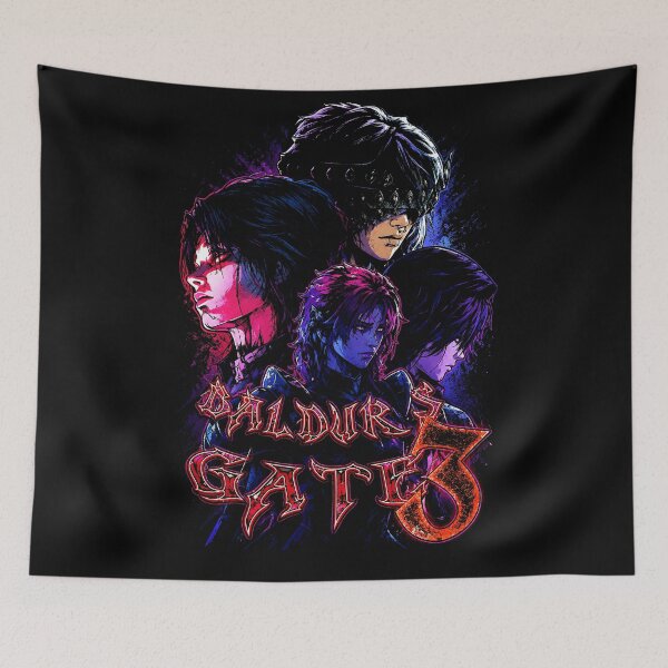 Item preview, baldur's gate 3 anime art designed and sold by AuronSama.